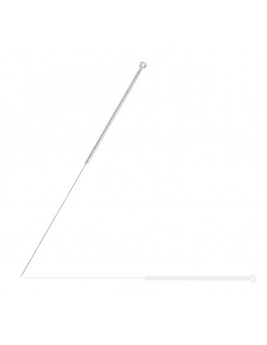 CD20 Needle, All-Silver Plated Acupuncture Needles with Spring Handles, Without a Guide Tube, Cloud & Dragon