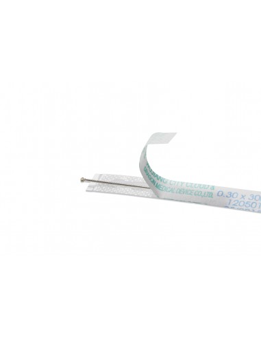 CD20 Needle, All-Silver Plated Acupuncture Needles with Spring Handles, Without a Guide Tube, Cloud & Dragon