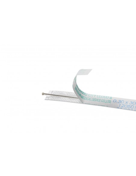 CD20 Needle, All-Silver Plated Acupuncture Needles with Spring Handles, Without a Guide Tube, Cloud & Dragon