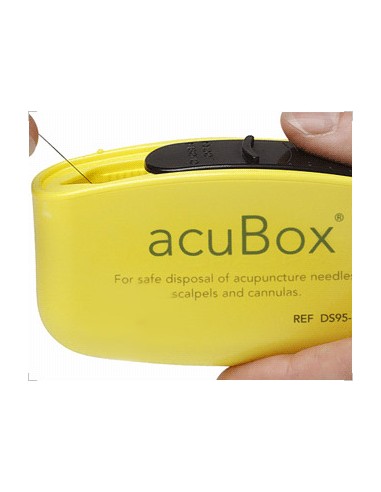 acuBox | Contenedor de Bolsillo para Eliminación de Agujas (3 unidades)