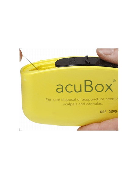 acuBox | Contenedor de Bolsillo para Eliminación de Agujas (3 unidades)