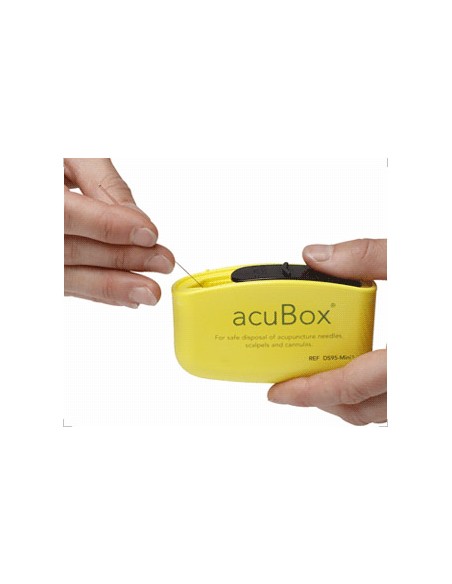 acuBox | Contenedor de Bolsillo para Eliminación de Agujas (3 unidades)