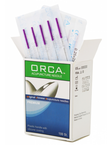 Agulha OP, Agulha Premium com Cabo de Plástico, Sem Guia, ORCA