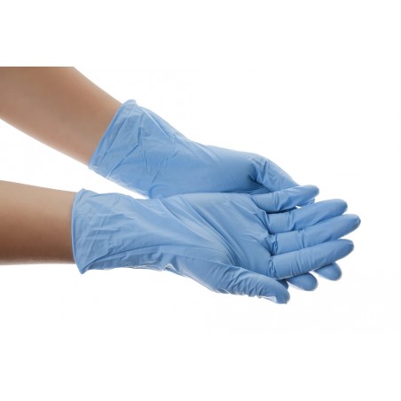 Luvas Exame Nitrilo Azul