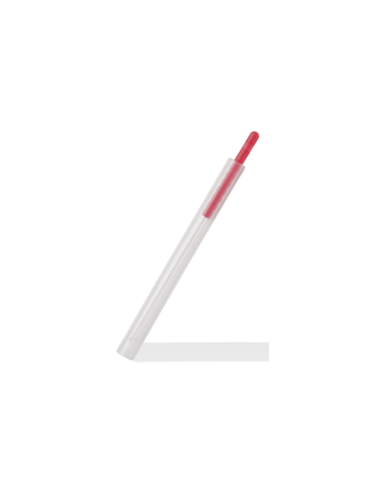 SE23 Needle, Stainless Steel Needle with Silicone Coating and J-Type Plastic Handle, With Guide, Seirin