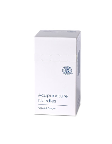 CD10 Needle, Silicone-Coated Acupuncture Needle with Plastic Handle and Individual Guide , Cloud & Dragon